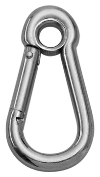 VORMANN Feuerwehrkarabiner mit Auge Ø6 x 60 mm, Stahl verzinkt