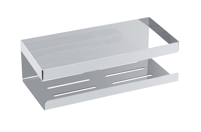 Wenko Wandablage Meleto Schöner Wohnen, WD-ACC S+K (Edelstahl)