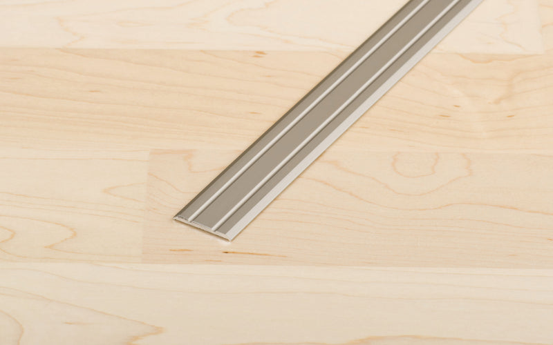 PROLINE PROTRANS Übergangsprofil Alu 38 mm, 1000 mm, edelstahl eloxiert, selbstklebend