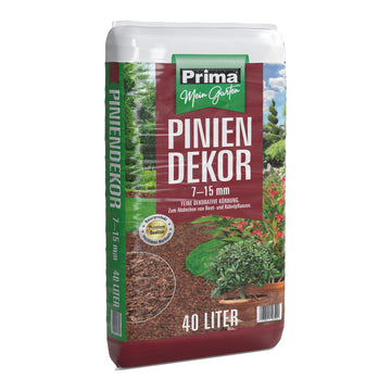 PRIMA Pinien-Dekor fein, Körnung, „Mein Garten“ (40 l)