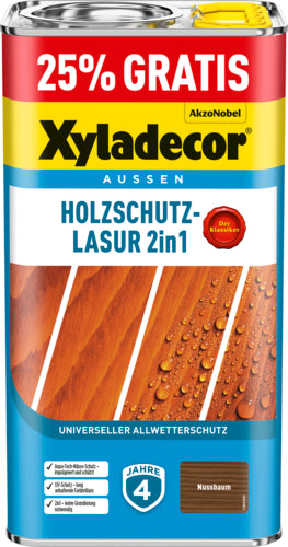 Xyladecor LH Holzschutzlasur 2in1, 5 l Gebinde