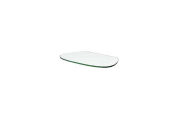 DOLLE GA Peach Regalboden aus Glas klar 400 x 230 x 8 mm