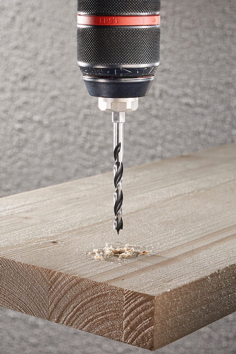 Wolfcraft Holzbohrer CV 6-kant Spiralbohrer