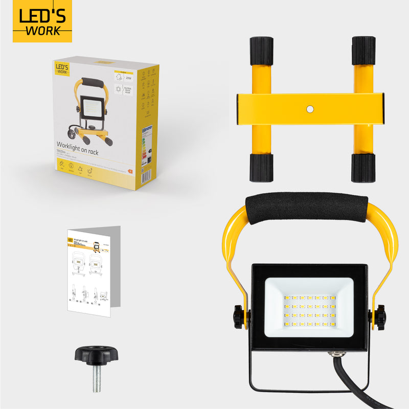 LED's work LED-Arbeitsleuchte 20 W, 4000 K, IP65