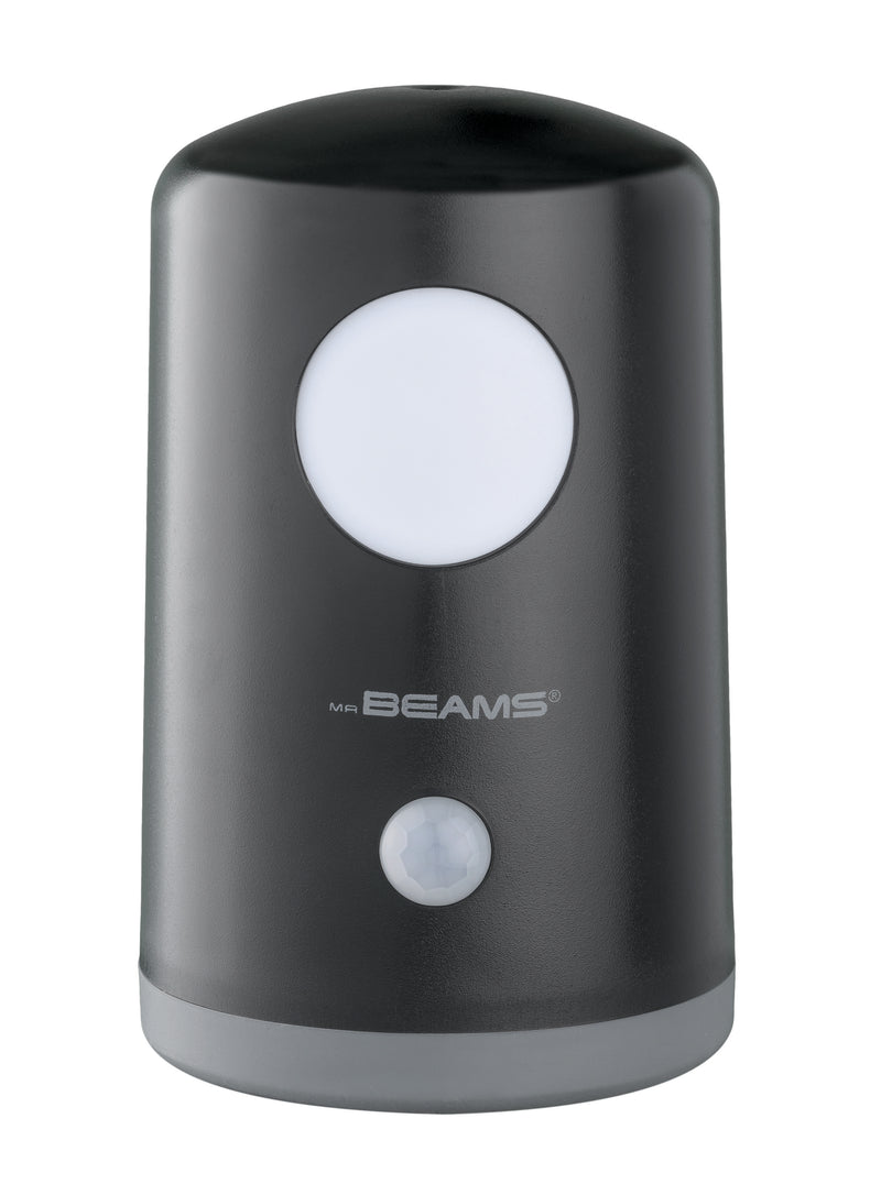 Mr. Beams Stand-Nachtlicht MB750 schwarz mit Bewegungsmelder, batteriebetrieben