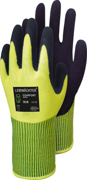 Leibwächter Comfort Montagehandschuhe Latex 2-fach getaucht, gelb (Gr.)