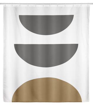 Schöner Wohnen Mahan Duschvorhang 180 x 200 cm aus PES, mehrfarbig
