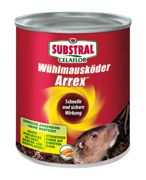 Substral Celaflor Arrex Wühlmausköder als Granulat, 100 g