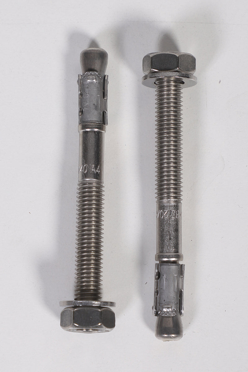 dieda Schwerlastdübel V4A Edelstahl, 2 Stück Ankertechnik 10x105 mm