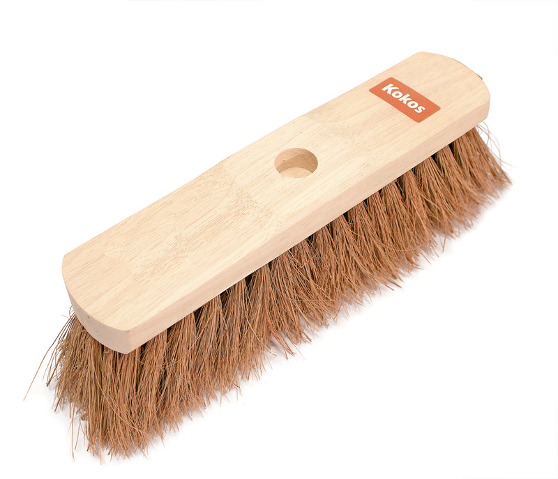 Peggy Perfect Zimmerbesen mit Kokosfaser-Borsten und Holz natur