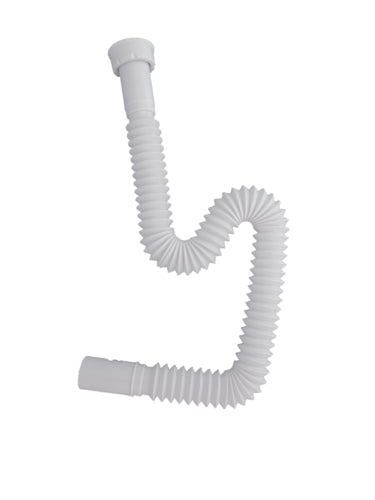 Schütte KS Flex-Anschlussrohr 1 1/4" x 32 mm, weiß, 315–830 mm