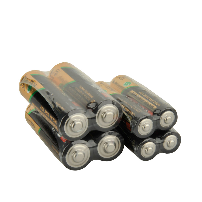 fischer Beleuchtungsset Batterie LED „40/20“, schwarz/silber (Front + Rück)