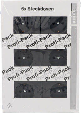 INTER-UNION Profi-Steckdose SAO PAULO Serie 908, anthrazit