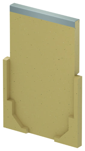 ACO DRAIN® Multiline Kombistirnwand für Rinnenanfang/-ende – Stahl verzinkt, DN 150