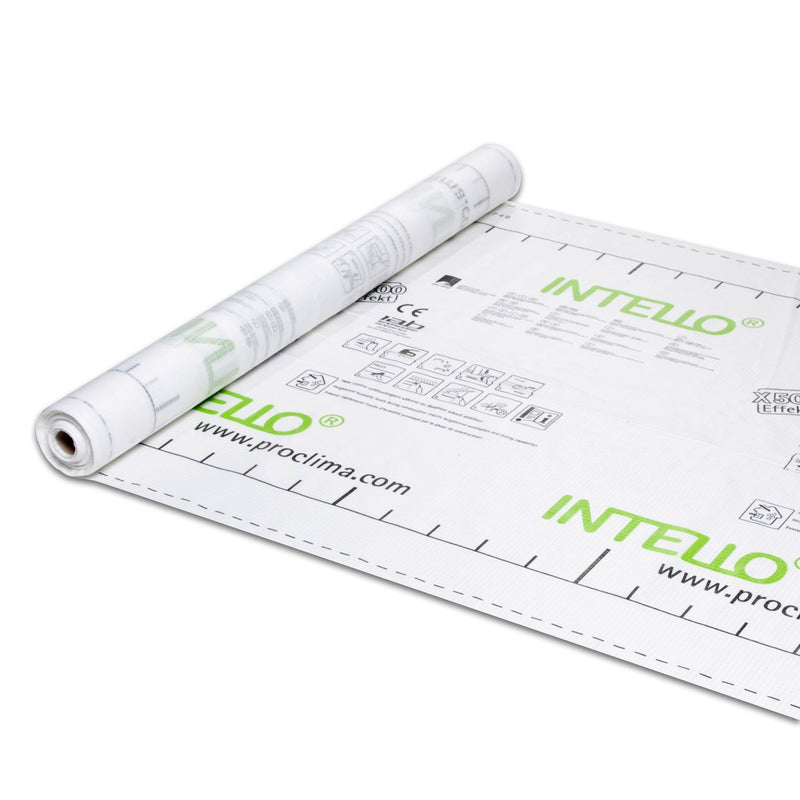 pro clima Intello+ Dampfbremsbahn, weiß-transparent, 1,50 x 50 m