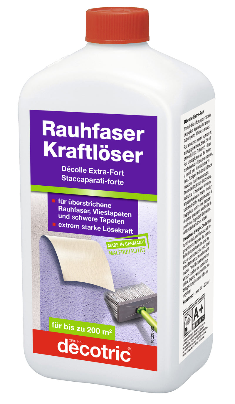 DECOTRIC Rauhfaser-Kraft-Ablöser, Anstreichmittel, 1 l