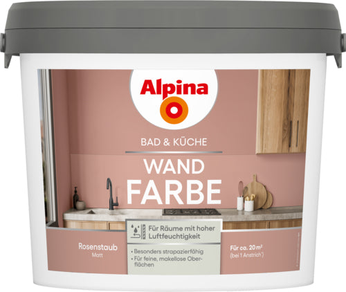 Alpina Bad & Küche Wandfarbe für Bad & Küche (matt)