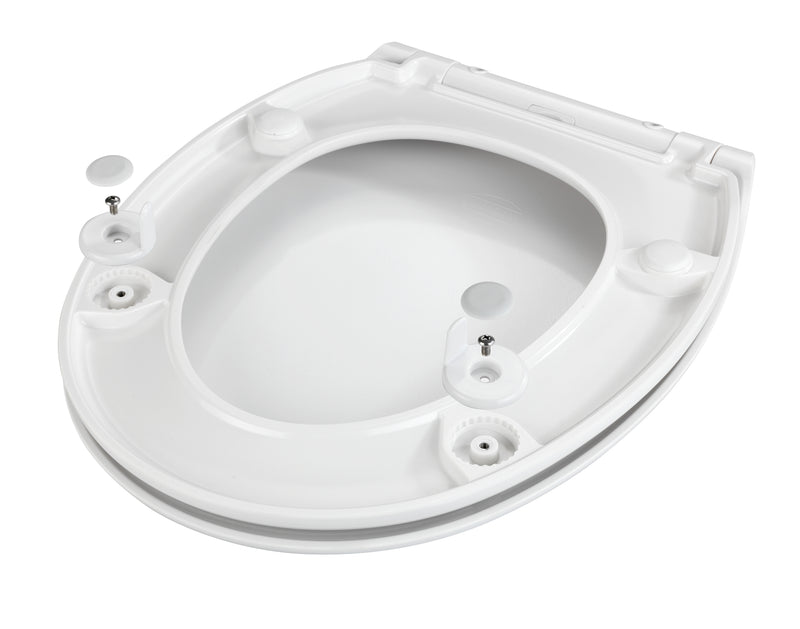 WENKO Rieti WC-Sitz in weißem Duroplast mit Easy-Close