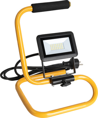 MEISTER LED-Strahler mit Standfuß, schwarz/gelb, 20 W