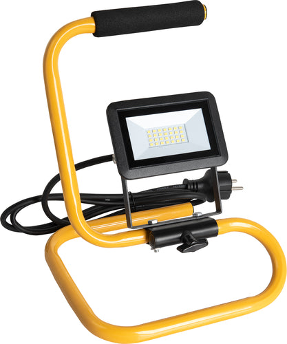 MEISTER LED-Strahler mit Standfuß, schwarz/gelb, 20 W