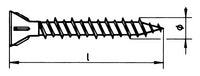 ACP HiLo Gipsplattenschrauben 3,9x19 mm für Zementfaserplatten, 1000 St.