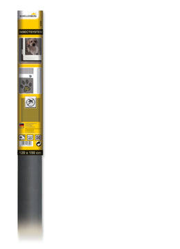 Schellenberg MAX PROTECT Insektenschutzgitter aus Fiberglas, anthrazit, 120x150 cm