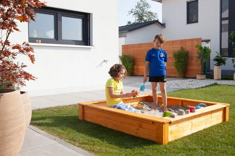 Joda® Sandkasten Lucky Fichte pinie 152 x 152 cm inkl. Abdeckung