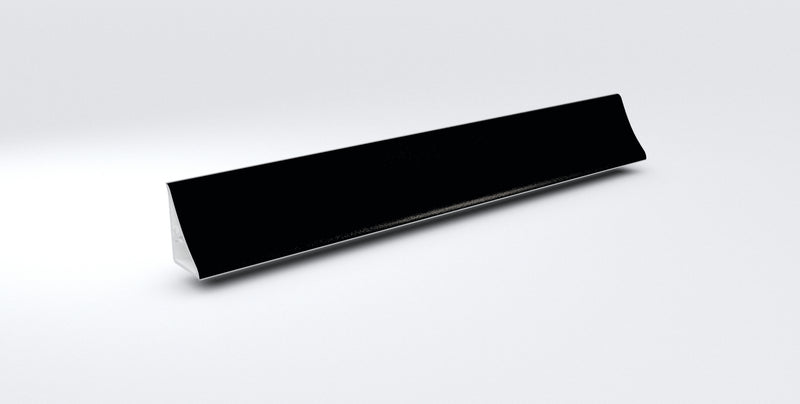 Getalit Plus Wandanschlussprofil A1C in Schwarz, 590x20 mm