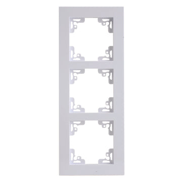UNITEC Melbourne S702 Abdeckrahmen 3-fach ultraweiß (UP)