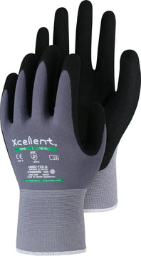 TRIUSO LW XC-Line Orange Handschuhe Größe mit Schaum-Nitril