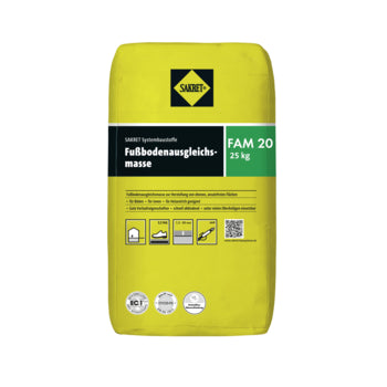 SAKRET FAM Bodenausgleichsmasse grau, innen, 25 kg