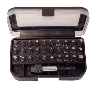 Makita Bit-Set 31-tlg. in Kunststoffbox mit Schlitz-, Kreuz- und T-Bits