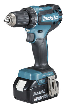 Makita Akku-Bohrschrauber DDF485RTJ 18V/5,0 Ah mit 2 Akkus im MAKPAC