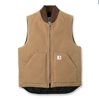 Carhartt Weste 106676 Braun, Arbeitsweste mit Reißverschluss, L