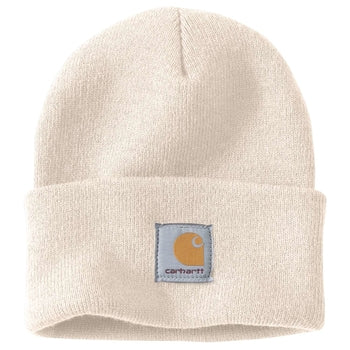 Carhartt OFA Mütze A18WWH in Weiß aus Polyacryl (Rippstrick)