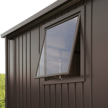 Biohort Fensterelement für Gerätehaus Dunkelgrau-metallic