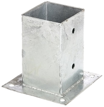 ALWA Aufschraubhülse feuerverzinkt 91x91x150 mm für Bodenhülsen