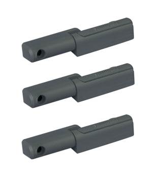 Schellenberg IS Zink Scharniere anthrazit – 3er-Set