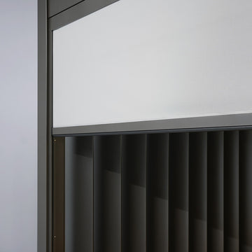 Biohort Sonnenschutzrollo elektrisch für 3 m Seite Dunkelgrau-metallic