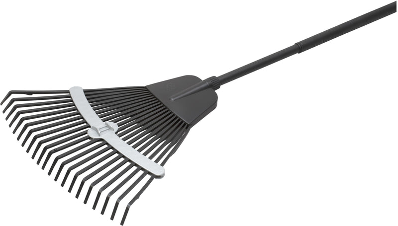 MEISTER Laubbesen XXL mit Teleskopstiel, Fächerbesen, 57 cm Arbeitsbreite