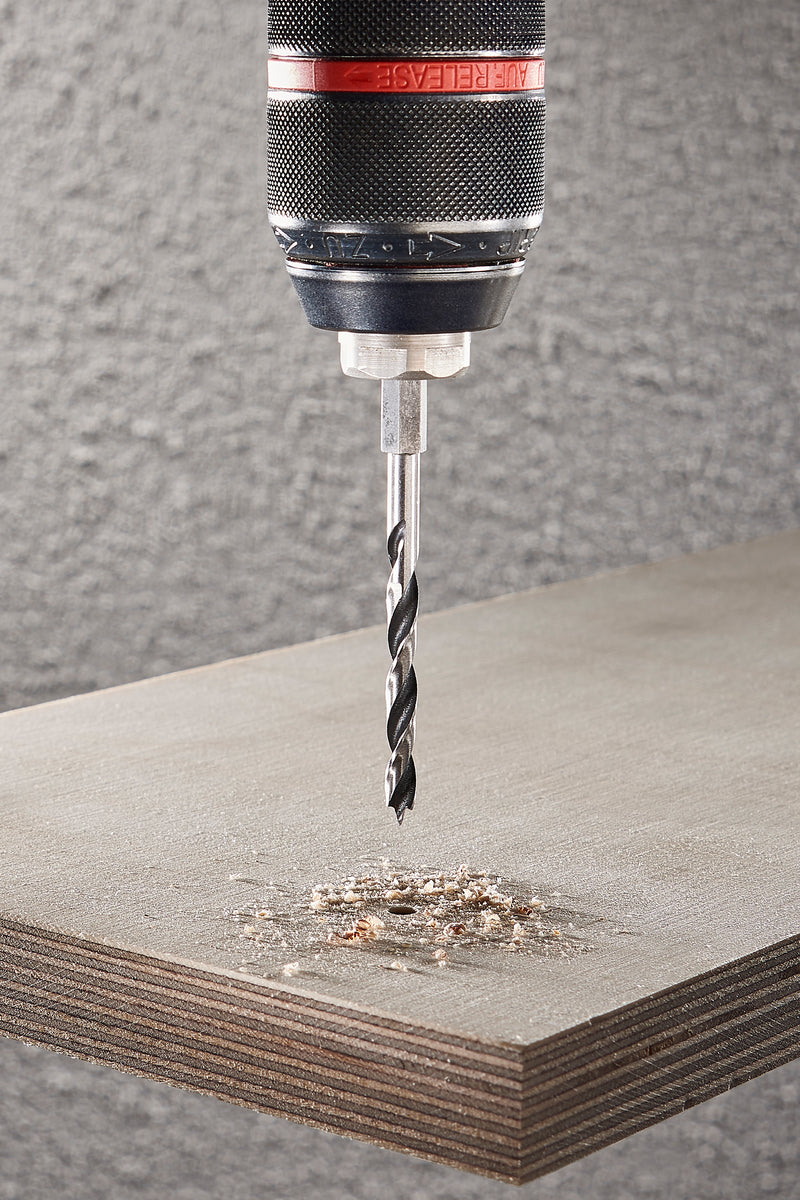 Wolfcraft Holzbohrer CV 6-kant Spiralbohrer