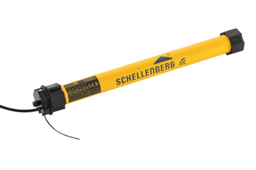 Schellenberg MAXI Funk-Rollladenmotor Premium 20 Nm, gelb, Welle 60 mm