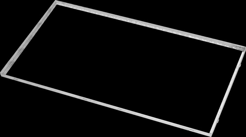 MEA Zarge für Gitterrost, Winkelstahl, feuerverzinkt, 1000x400x20 mm