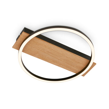 BRILONER Deckenleuchte mit Holzdekor (Rahmen/Design)