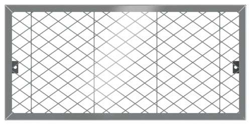 ACO Therm® Streckmetallrost begehbar für Lüftungsschacht 40×20 cm