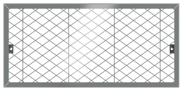 ACO Therm® Streckmetallrost begehbar für Lüftungsschacht 40×20 cm