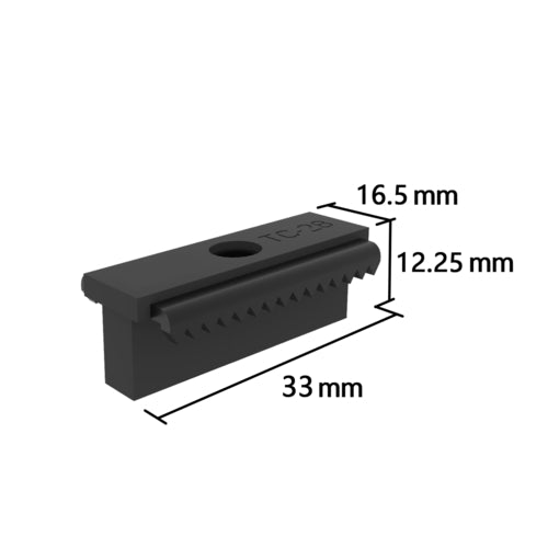 NewTechWood Netherlands Standard Clip-System TC-28 (100 Stück) für Terrassendielen-Zubehör