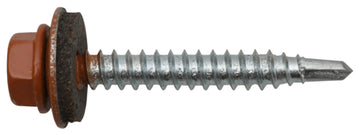 SWG Bohrschraube 6kt. verz. 4,8x35 mm RAL 8004 Kupferbraun