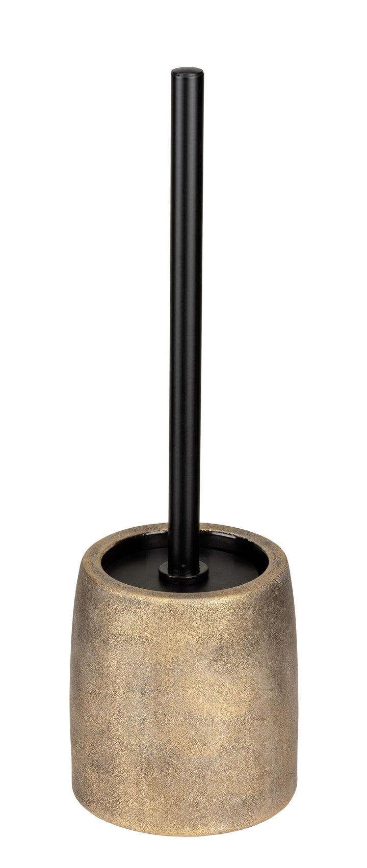 WENKO Tremea WC-Garnitur Keramik bronze/schwarz stehend Ø11,5 cm