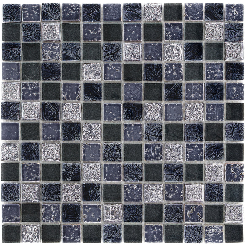 EURO STONE KOMBI Mosaik Maya Blue, Wandmosaik 30 x 30 cm